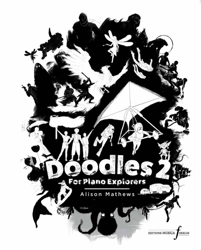 Alison Mathews: Doodles 2 - For Piano Explorers - utwory pomocne w czytaniu nut a vista - nuty na fortepian