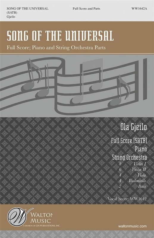 Ola Gjeilo: Song Of The Universal (Score & Parts) - nuty na orkiestrę smyczkową i fortepian