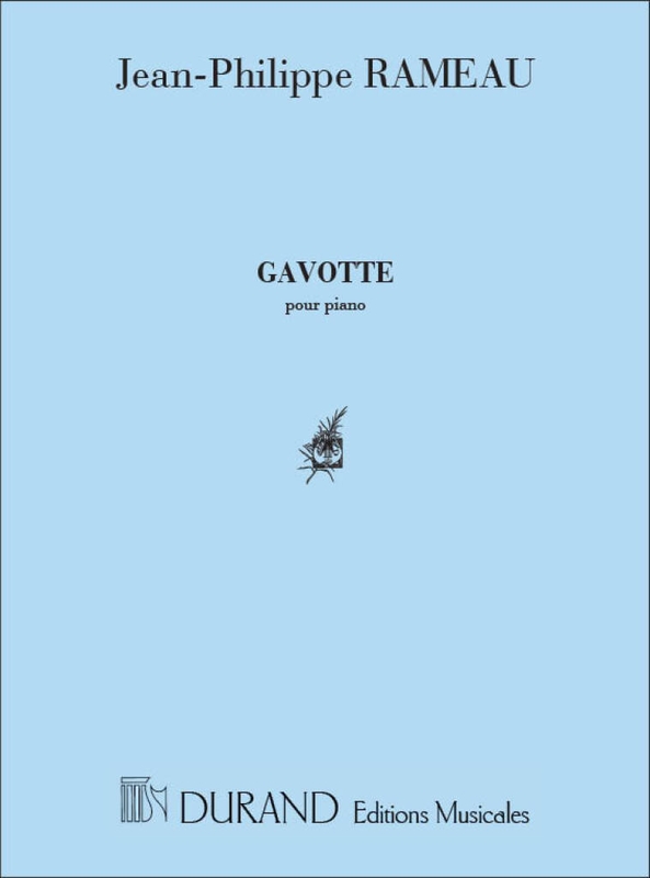 Jean-Philippe Rameau: Gavotte pour piano - Gawot z wariacjami - nuty na fortepian