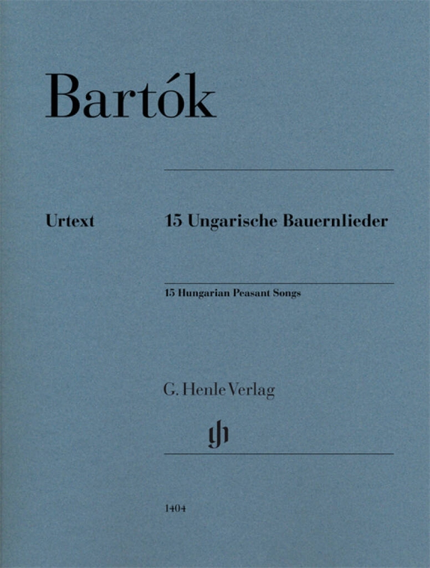 Bela Bartok: 15 Ungarische Bauernlieder - węgierskie pieśni chłopskie - nuty na fortepian