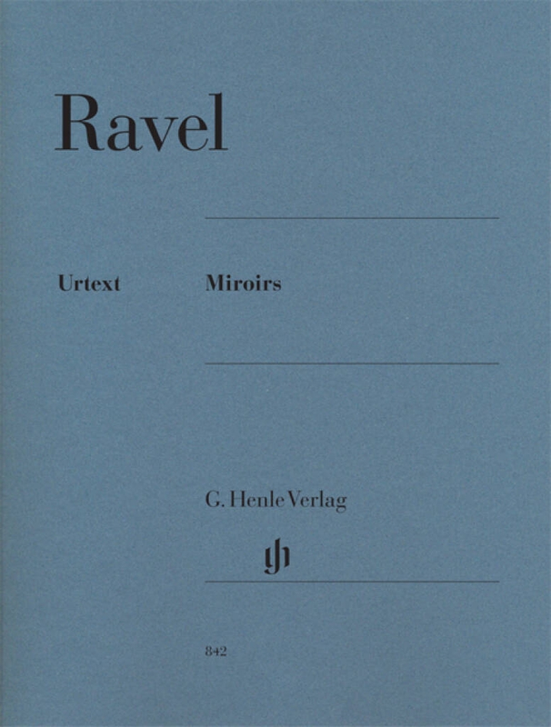 Maurice Ravel: Miroirs - Lustra - nuty na fortepian - Peter Jost