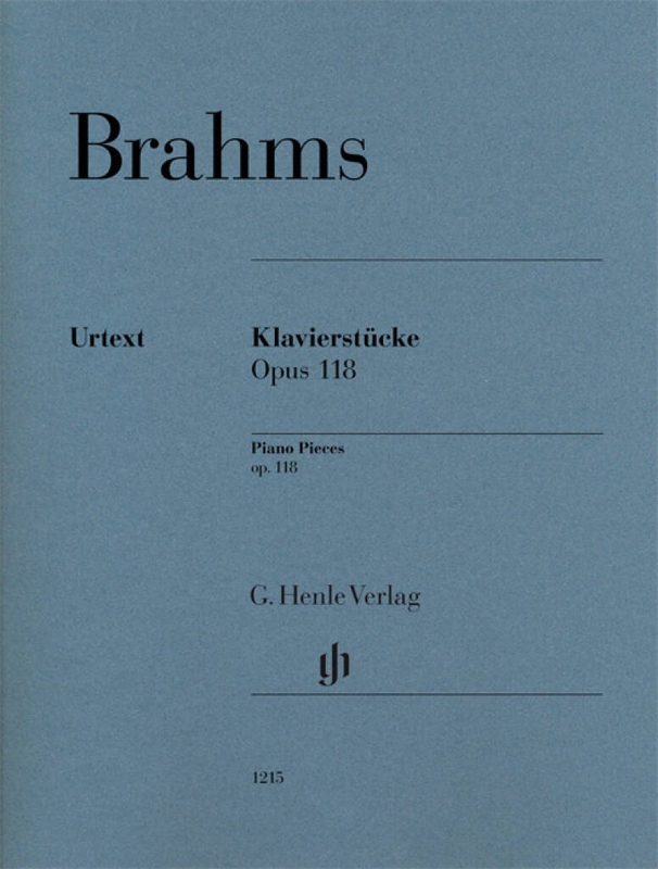 Johannes Brahms: Klavierstucke - Piano Pieces op. 118 - 6 utworów fortepianowych - nuty na fortepian