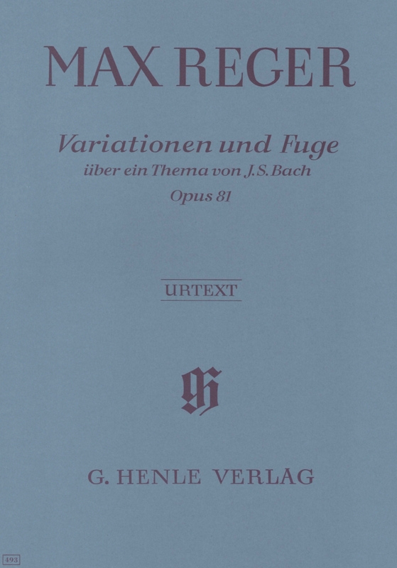 Max Reger: Variations and Fugue on a Theme by J. S. Bach op. 81 - Wariacje i fuga - nuty na fortepian