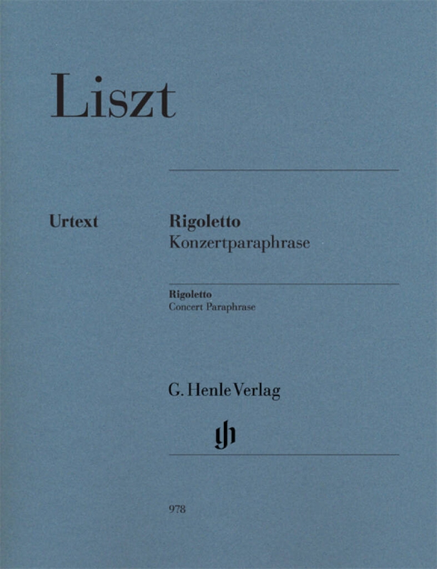 Franz Liszt: Rigoletto - Parafraza koncertowa opery Giuseppe Verdiego - nuty na fortepian
