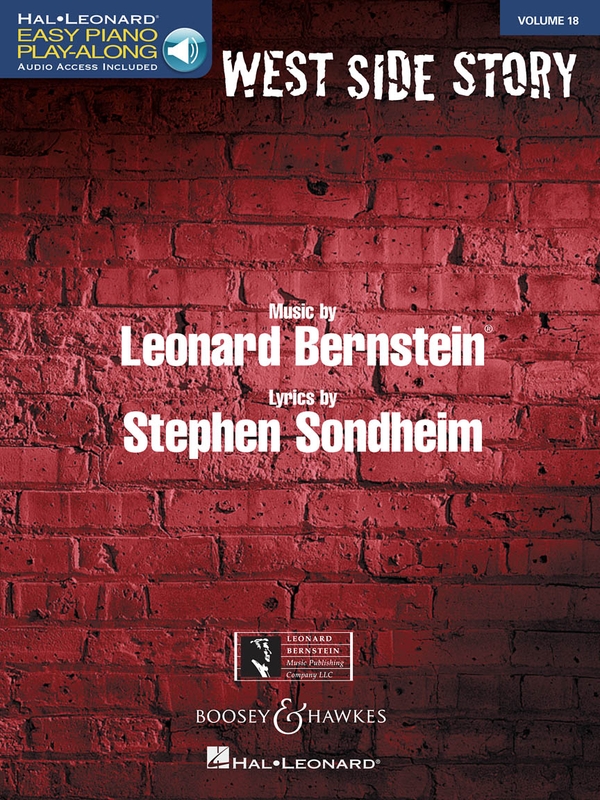 Easy Piano Play Along Volume 18: West Side Story (+ audio online) - Leonard Bernstein - łatwe nuty na fortepian
