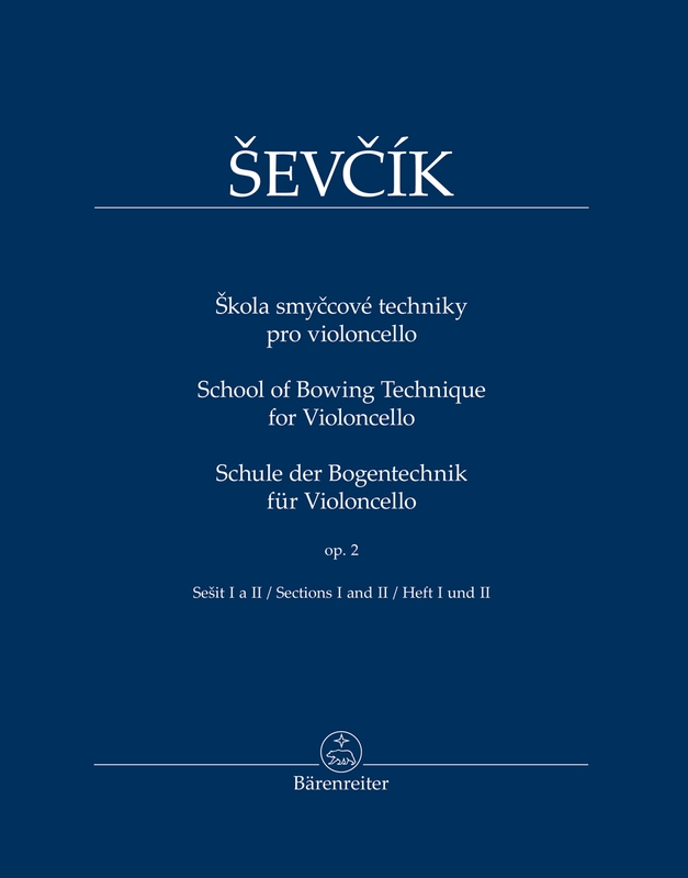 Otakar Sevcik: School of Bowing Technique for Violoncello op. 2 - sections 1 and 2 - Tomas Jamnik - techniki prawej ręki na wiolonczelę