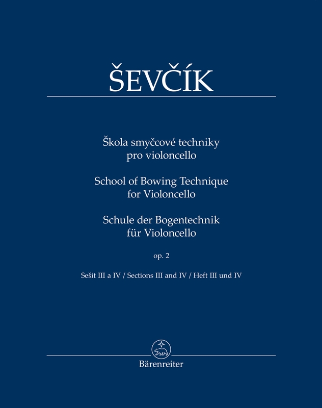 Otakar Sevcik: School of Bowing Technique for Violoncello op. 2 - sections 3 and 4 - Tomas Jamnik - techniki prawej ręki na wiolonczelę