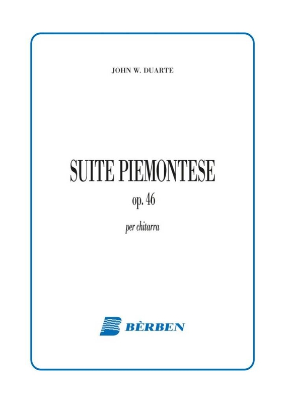 John William Duarte: Suite Piemontese op. 46 per chitarra - nuty na gitarę klasyczną