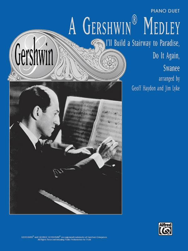 George Gershwin: A Gershwin Medley for Piano Duet - nuty na fortepian na cztery ręce