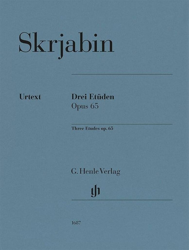Aleksandr Skriabin: Three Etudes op. 65 - trzy późne etiudy - nuty na fortepian