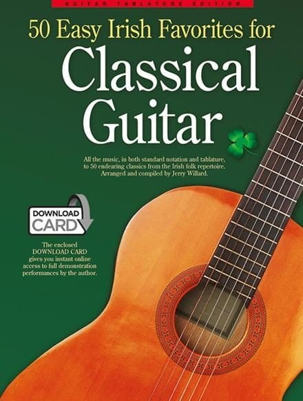 50 Easy Irish Favorites For Classical Guitar - nuty na gitarę klasyczną (+ audio online)