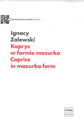 Kaprys w formie mazurka na wiolonczelę solo - nuty na wiolonczelę - Ignacy Zalewski