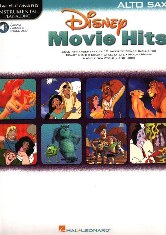 Disney Movie Hits: Alto Sax (+ audio online) - nuty na saksofon altowy