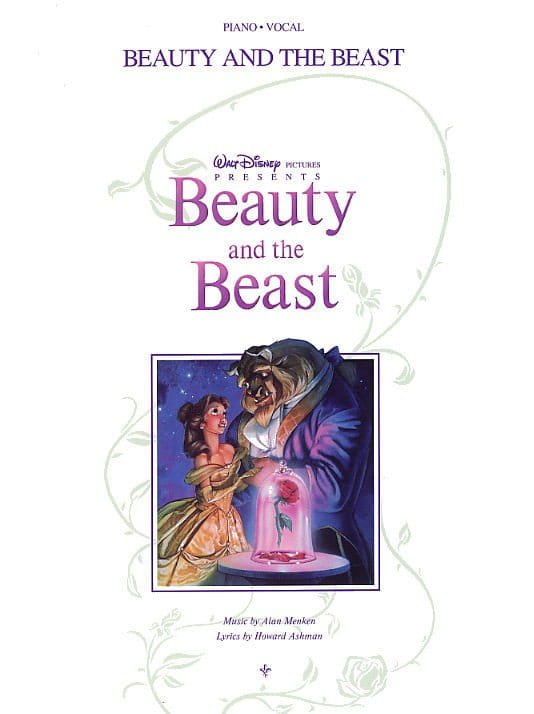 Alan Menken: Beauty And The Beast (Vocal Selections) - nuty piosenek na głos, fortepian i gitarę do animowanego filmu Piękna i Bestia