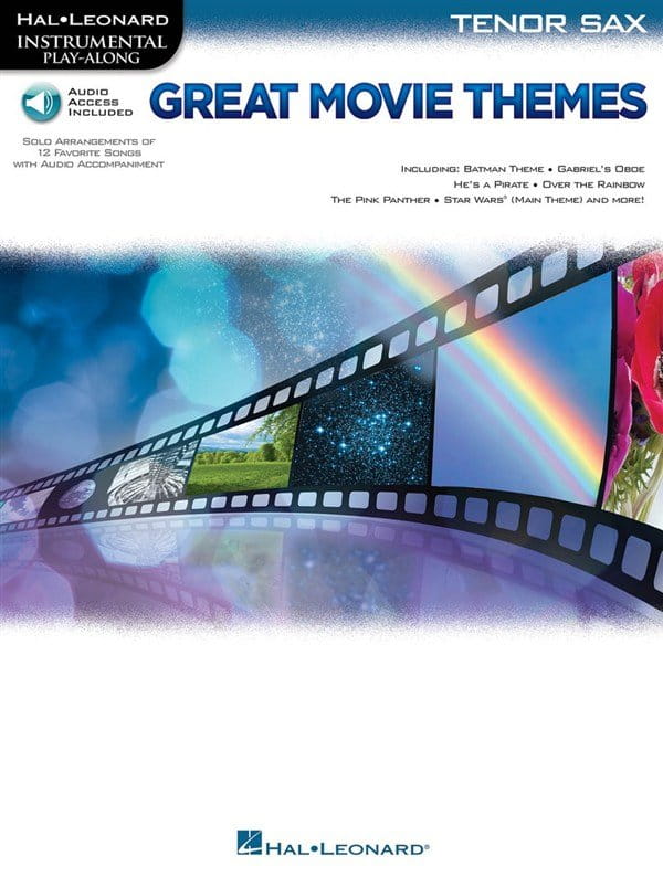 Great Movie Themes: Tenor Saxophone (+ audio online) - muzyka filmowa na saksofon tenorowy