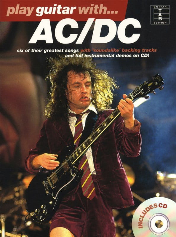 Play Guitar with: AC/DC (+ płyta CD) - nuty na gitarę z tabulaturą