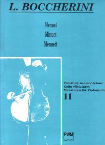 Menuet na wiolonczelę i fortepian - Luigi Boccherini