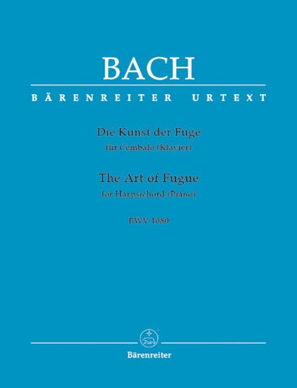 Jan Sebastian Bach - Die Kunst der Fuge - The Art of Fugue BWV 1080 - Sztuka Fugi - nuty na fortepian (klawesyn)