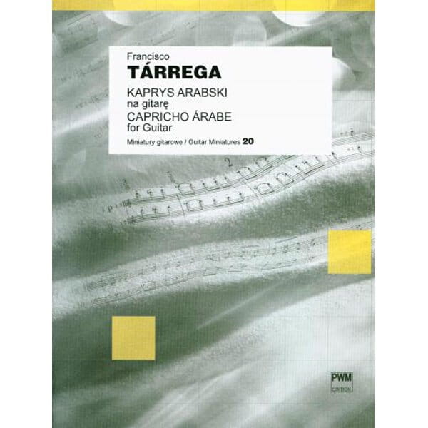 Kaprys arabski na gitarę solo - nuty na gitarę - Francisco Tarrega, Michał Nagy