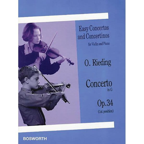 Koncert G-dur na skrzypce i fortepian op. 34 - Oskar Rieding