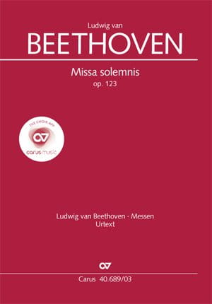Ludwig van Beethoven: Missa Solemnis D-dur op. 123 - wyciąg fortepianowy