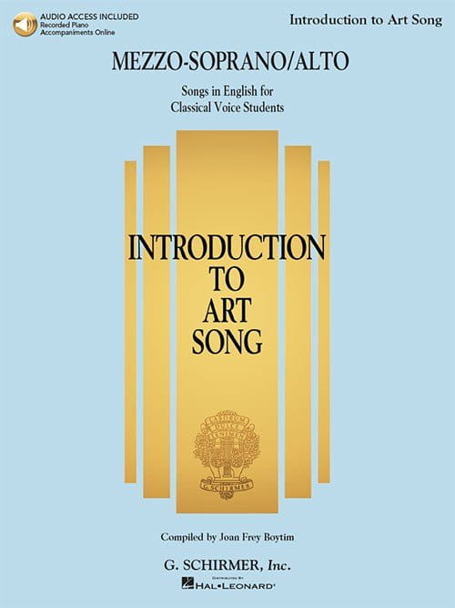 Introduction To Art Song For Mezzo-Soprano / Alto (+ audio online) - pieśni dla studentów śpiewu klasycznego - nuty na głos solo z fortepianem - Joan