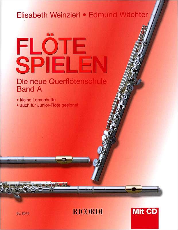 Flote Spielen Band A - Elizabeth Weinzierl, Edmund Wachter - szkoła na flet poprzeczny cz. 1 (+ płyta CD)