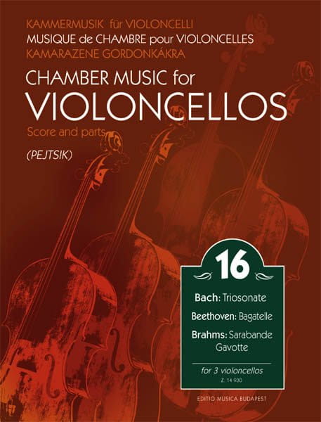 Chamber Music for violoncellos 16 - Arpad Pejtsik - muzyka kameralna na 3 wiolonczele