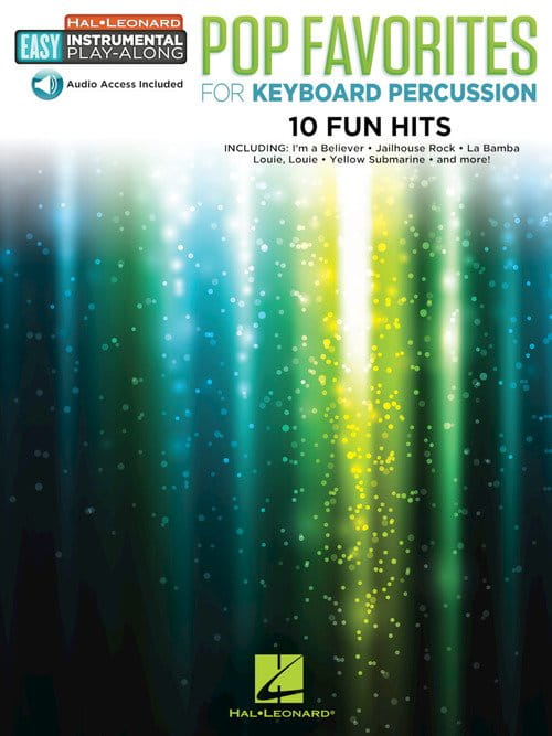 Pop Favorites for Keyboard Percussion: 10 Fun Hits (+ audio online) - łatwe nuty na ksylofon, wibrafon, marimbę lub dzwonki