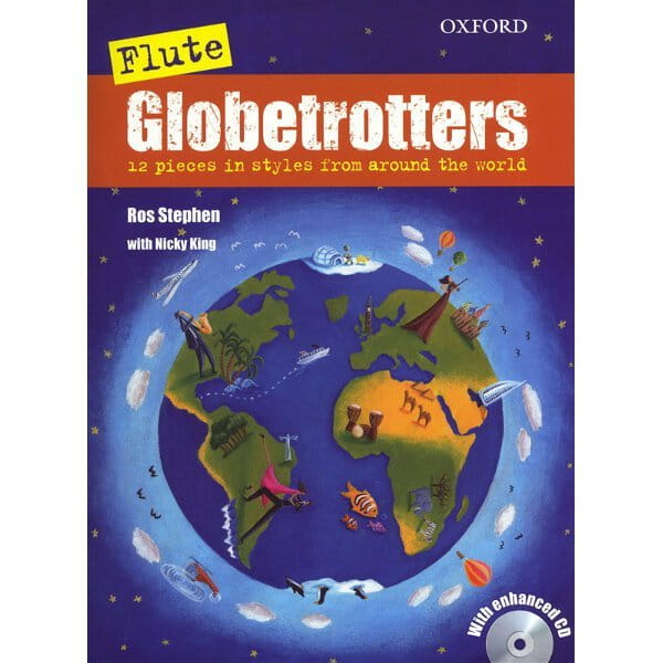 Flute Globetrotters - Ros Stephen - 12 utworów z różnych stron świata na flet (+ płyta CD)