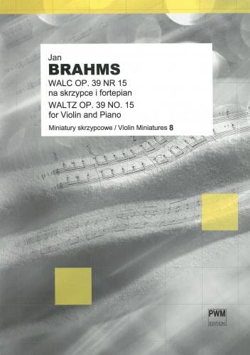 Johannes Brahms: Walc op. 39 nr 15 - nuty na skrzypce