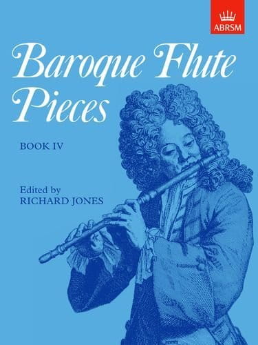 Baroque Flute Pieces Book 4 - nuty na flet poprzeczny z akompaniamentem fortepianu - Richard Jones