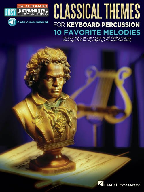 Classical Themes for Keyboard Percussion: 10 Favorite Melodies (+ audio online) - łatwe nuty na ksylofon, wibrafon, marimbę lub dzwonki