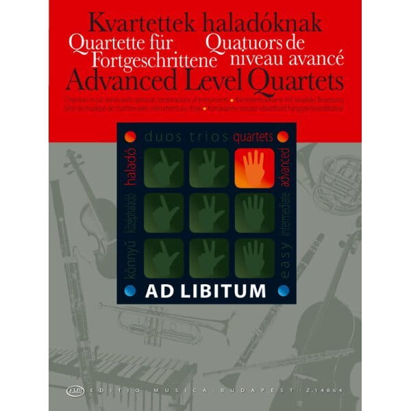 Ad Libitum. Advanced Level Quartets - Laszlo Zempleni - kwartety kameralne dla zaawansowanych