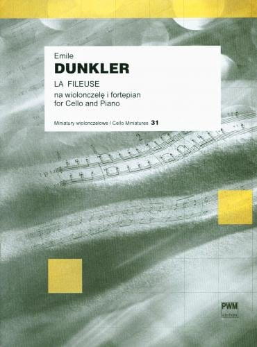 La Fileuse (Prząśniczka) etude de concert na wiolonczelę i fortepian op. 15 - Emil Dunkler