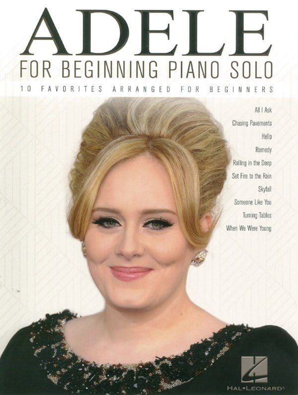 Adele For Beginning Piano Solo - nuty na fortepian dla początkujących
