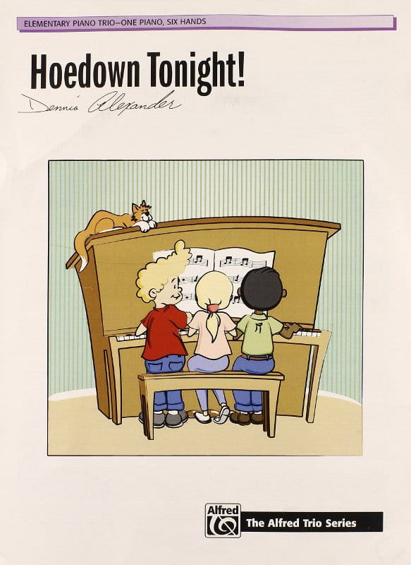 Dennis Alexander: Hoedown Tonight! - nuty na pianino na sześć rąk