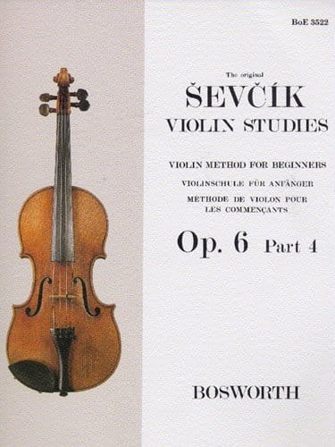 Otakar Sevcik - Violin Method For Beginners Op. 6 part 4 - szkoła na skrzypce dla początkujących