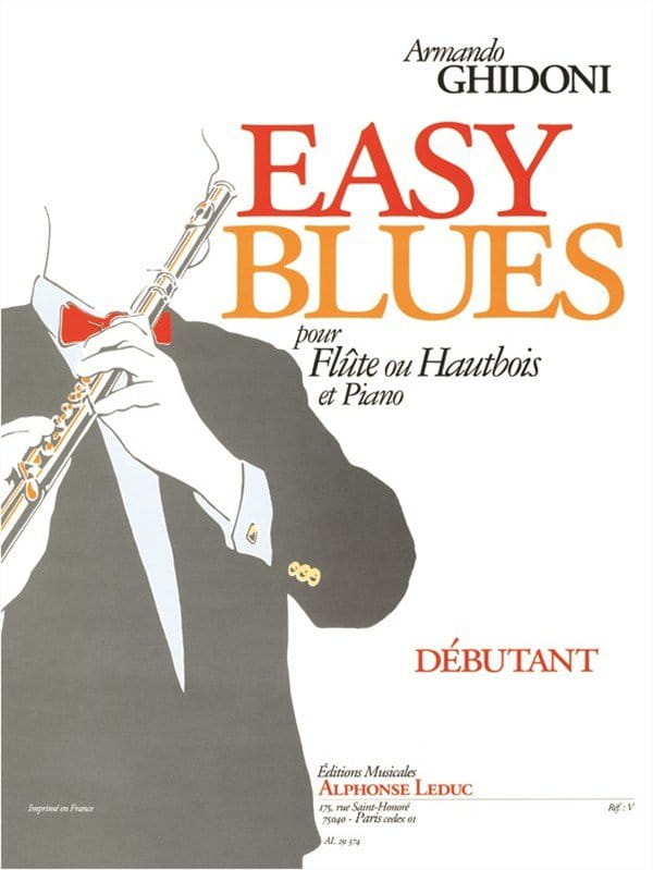 Ghidoni: Easy Blues pour Flute ou Hautbois et piano - Armando Ghidoni - nuty na flet lub obój i fortepian