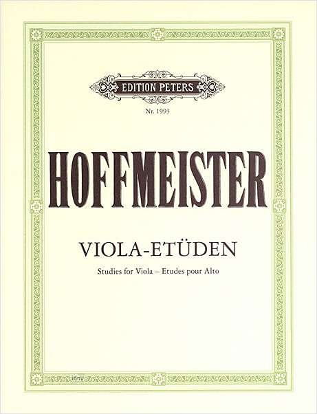 Franz Anton Hoffmeister - Etiudy na altówkę solo