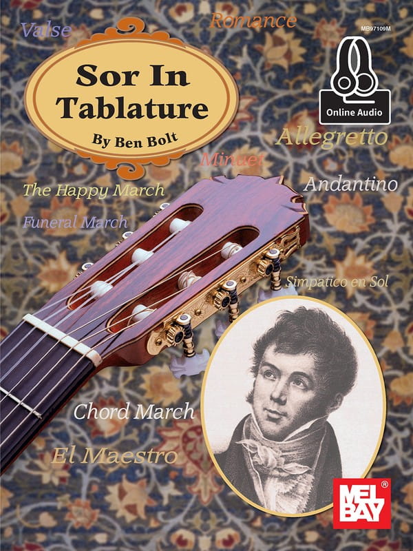Fernando Sor In Tablature - Ben Bolt (+ audio online) - nuty z tabulaturami na gitarę klasyczną