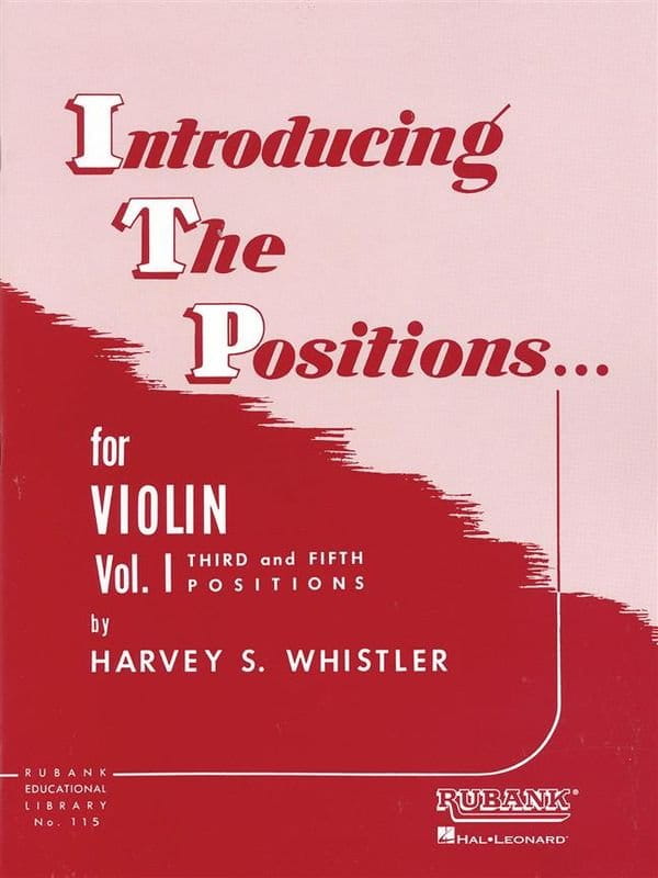 Introducing the Positions for Violin 1 - Harvey S. Whistler - szkoła gry w pozycjach na skrzypce