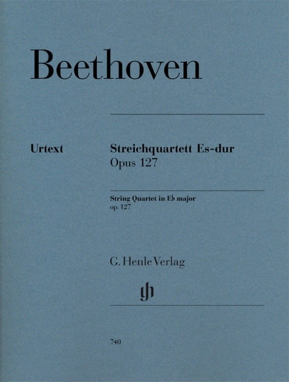Ludwig van Beethoven: Streichquartett - String Quartet - Emil Platen - Kwartet smyczkowy Es-Dur op. 127 - nuty na kwartet smyczkowy