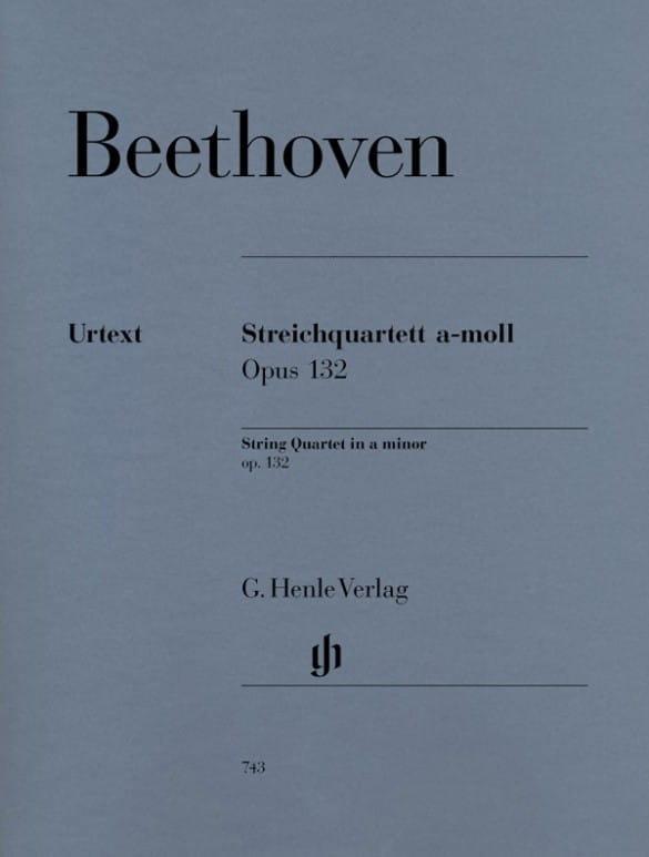 Ludwig van Beethoven: Streichquartett - String Quartet - Emil Platen - Kwartet smyczkowy a-moll op. 132 - nuty na kwartety smyczkowe