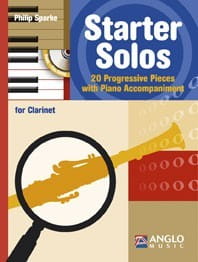 Philip Sparke - Starter Solos for Clarinet - 20 Progressive pieces with Piano Accompaniment (+ płyta CD) - nuty na klarnet z fortepianem