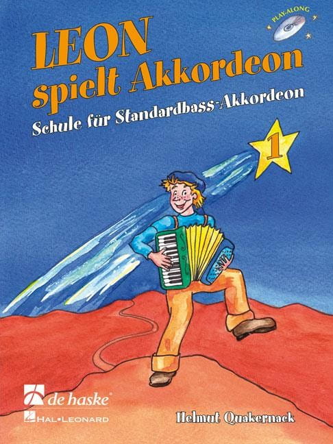 Helmut Quakernack: Leon spielt Akkordeon 1 (+ płyta CD) - szkoła na akordeon