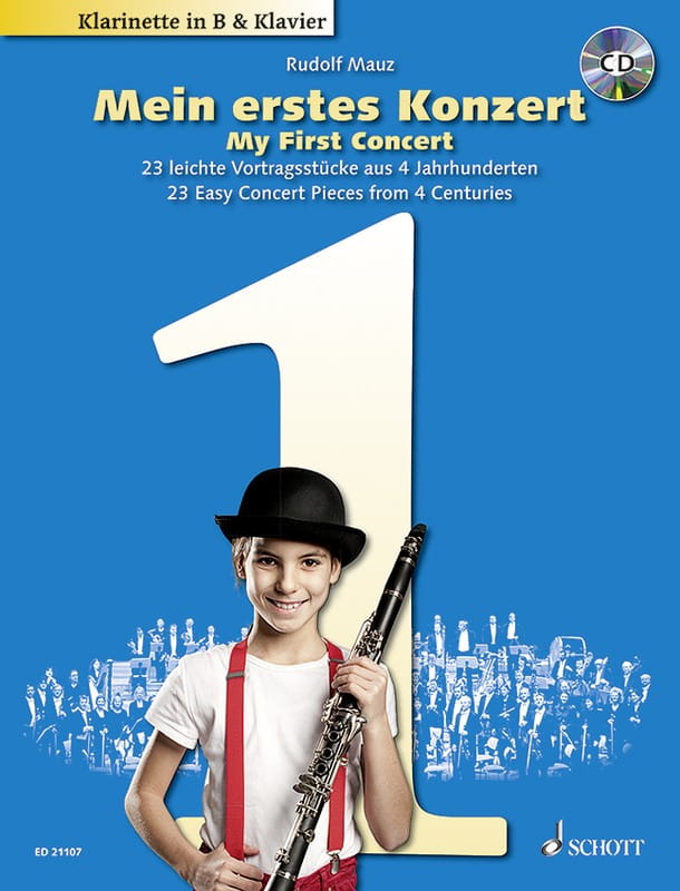 My First Concert - Peter Mohrs - 23 łatwe utwory koncertowe z 4 wieków na klarnet z fortepianem (+ płyta CD)