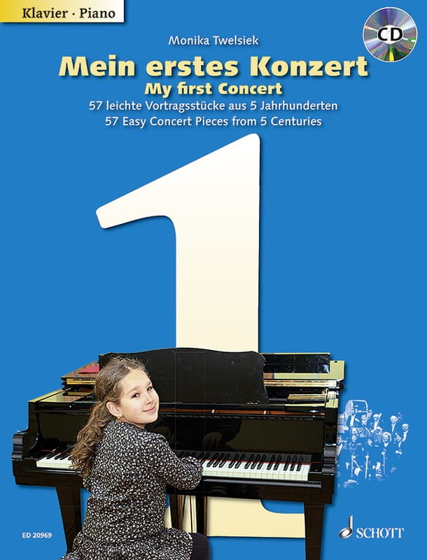 My First Concert - Peter Mohrs - 57 łatwych utworów koncertowych z 5 wieków na fortepian (+ płyta CD)