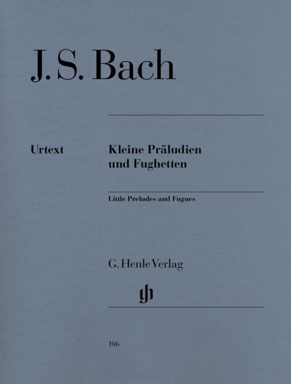 Jan Sebastian Bach: Little Preludes and Fugues - Kleine Praludien und Fughetten - Małe preludia i fugi - nuty na fortepian