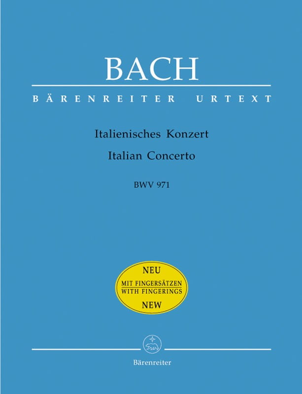 Jan Sebastian Bach - Italian Concerto BWV 971 - koncert włoski - nuty na fortepian